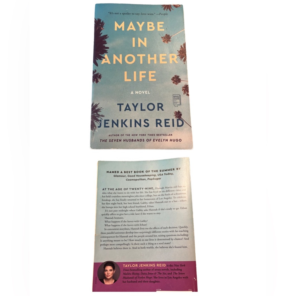 Taylor Jenkins Reid Novel - Blue and Yellow Cover